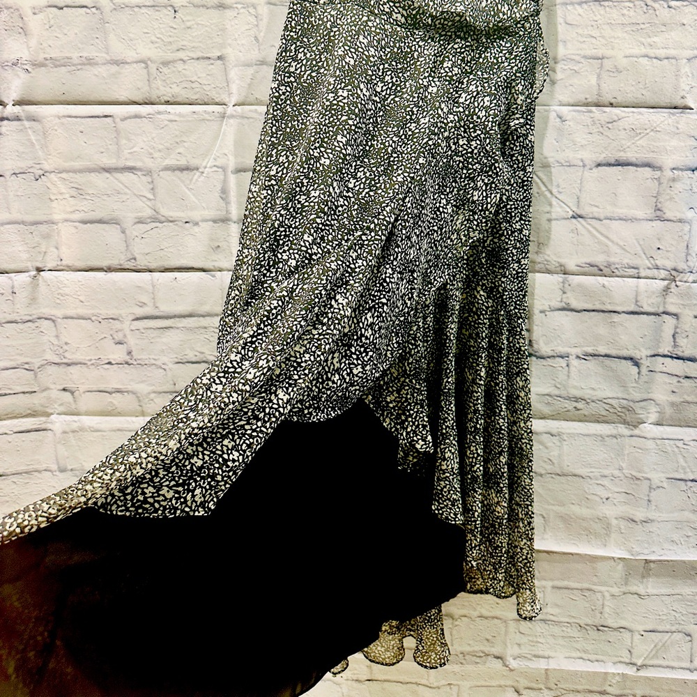 Express Leopard print high low dress